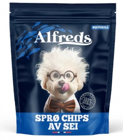  Alfreds Sprø Chips av Sei 50g
